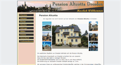 Desktop Screenshot of pension-hotel-dresden.com